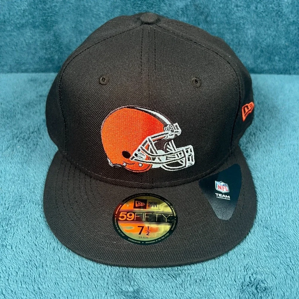 New Era 59FIFTY Cleveland Browns 2024 Embroidered Draft Fitted Hat 7 1/2